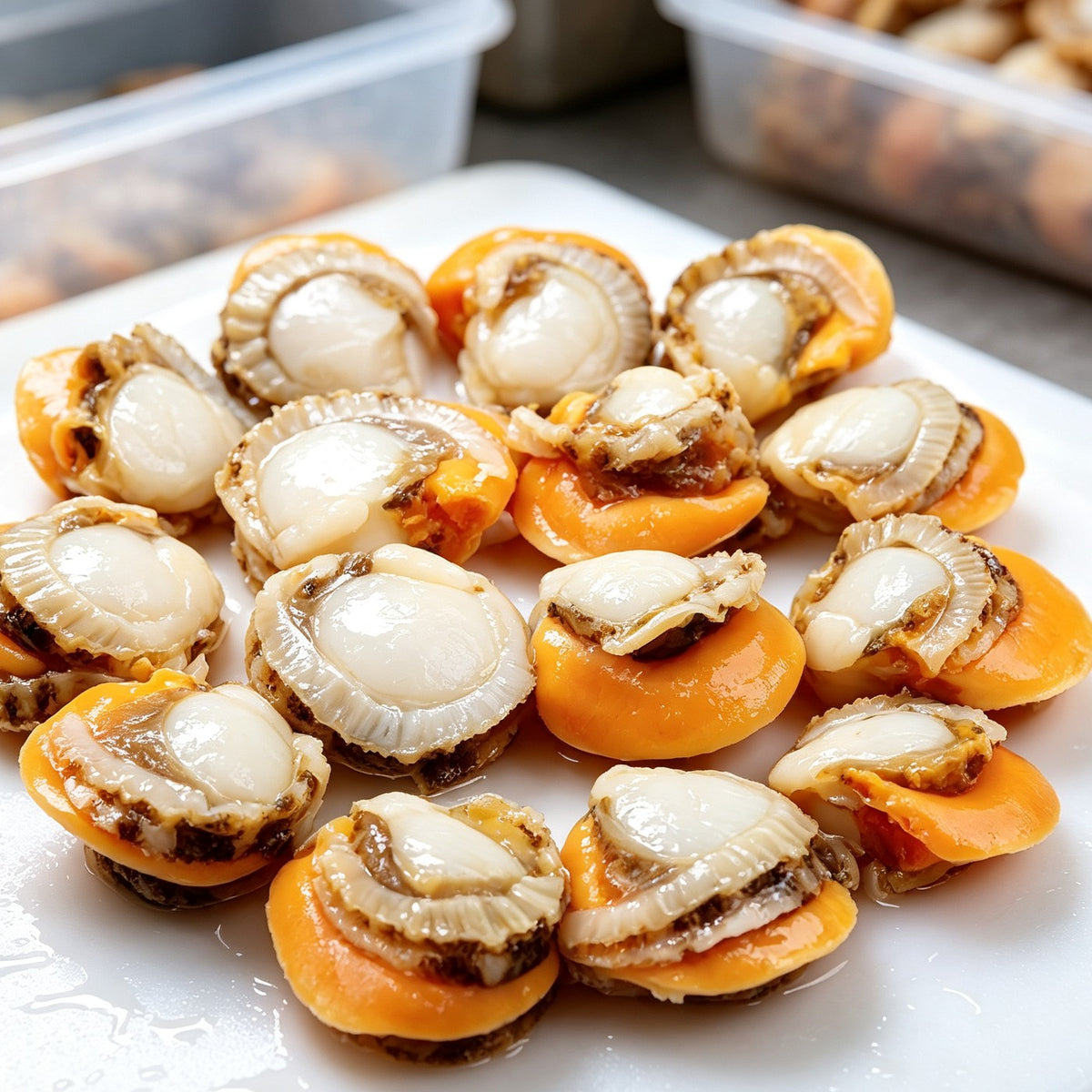 Plump Fresh Sea Scallops